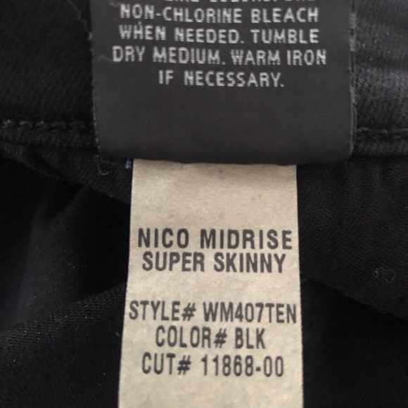 Hudson Nico Midrise Super Skinny Jean WM407TEN - Picture 2 of 11